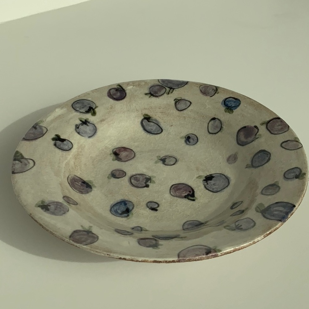 Blueberry Dish Hand Crafted - Picture 5 of 7